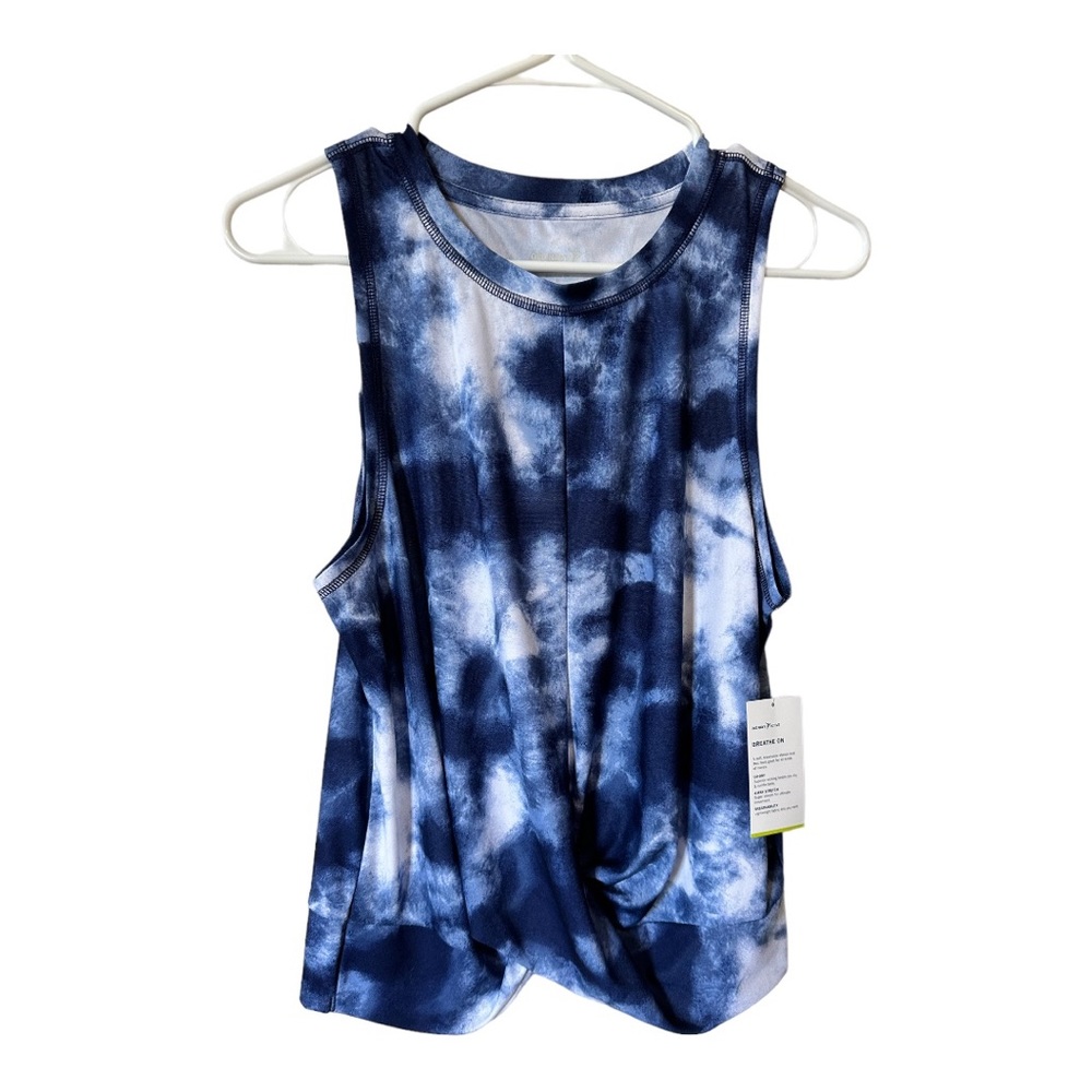 Sleeveless Twist Front Crop Top